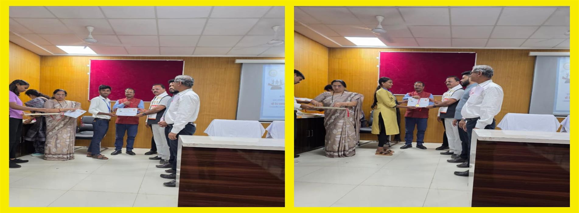 शासकीय नवीन महाविद्यालय बोरी के छात्र-छात्राएं जनजातीय गौरव माह अन्तर महाविद्यालयन प्रतियोगिता निबंध-Govt College Bori